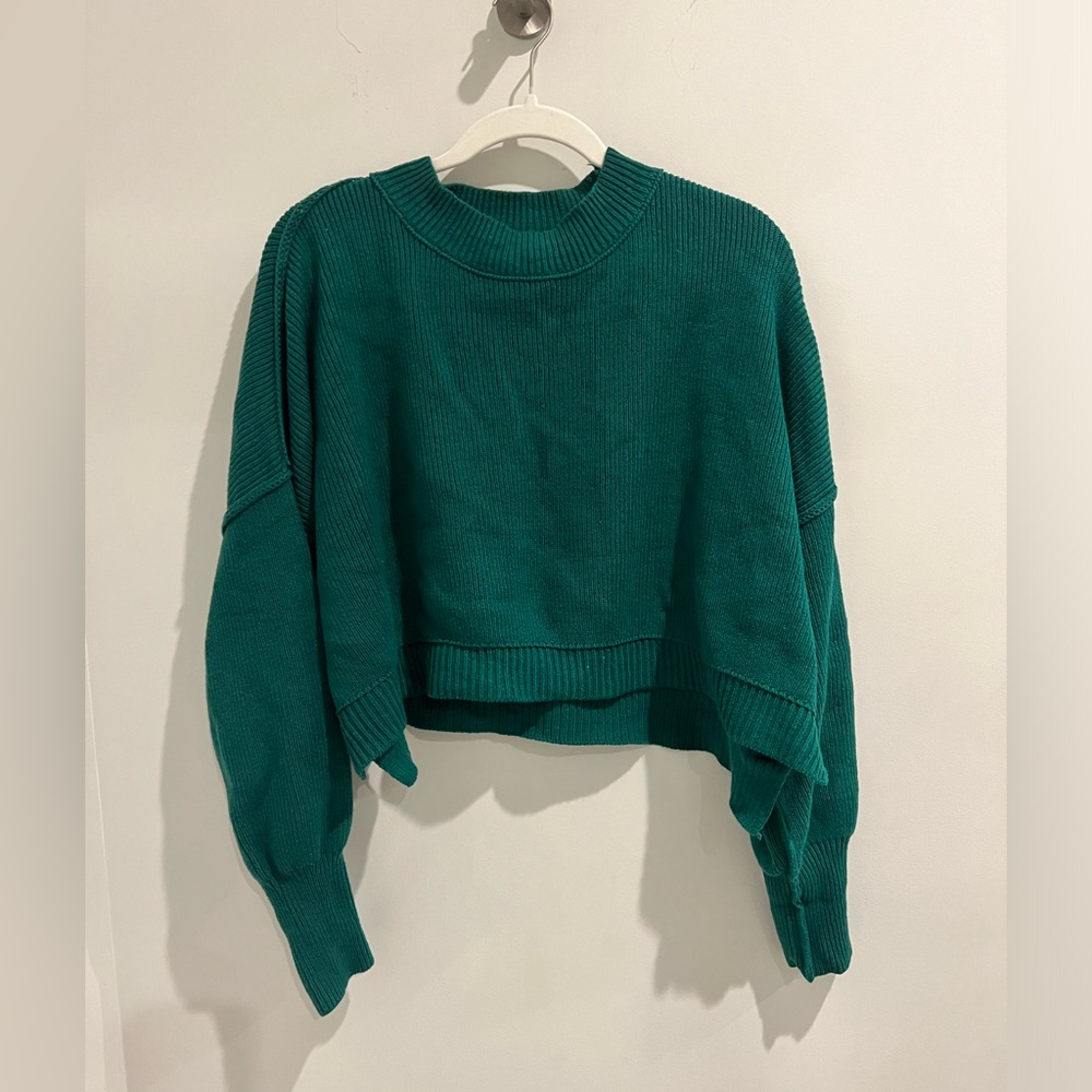 Free People Easy Street Crop Pullover
